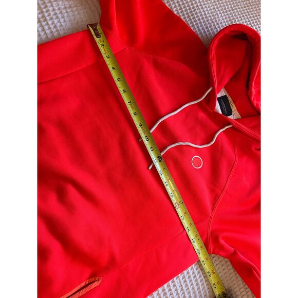 Scotch & Soda Men's Fluorescent Orange Club Nomad Time Off Pull On Hoodie Medium - Picture 7 of 12